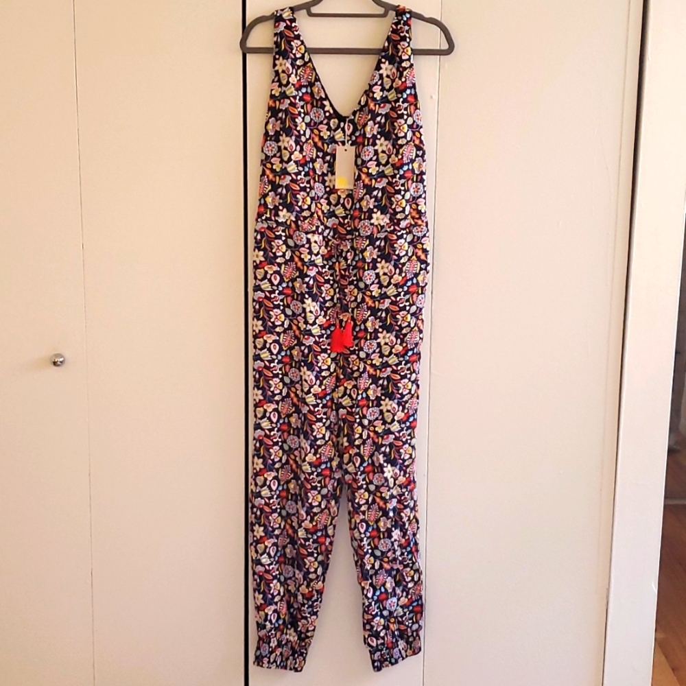 NWT Boden floral jumpsuit